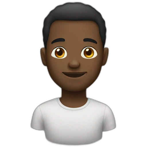 Black man emoji