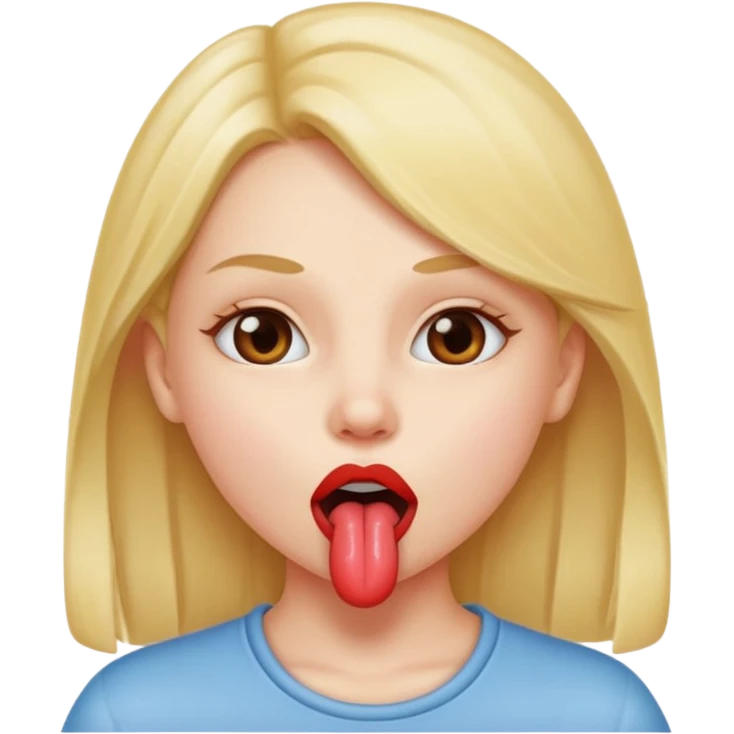 🦶🏻👅👄👧🏻 emoji