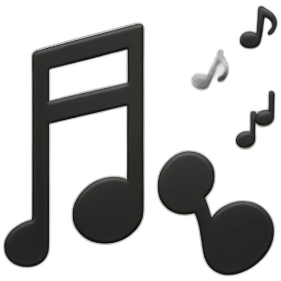 Musical notes emoji