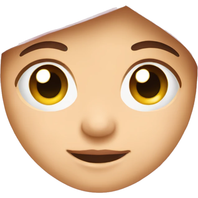 flat new born face emoji