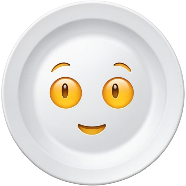 Cute plate emoji
