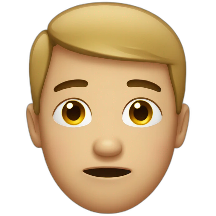 emoji with crying dark circles emoji