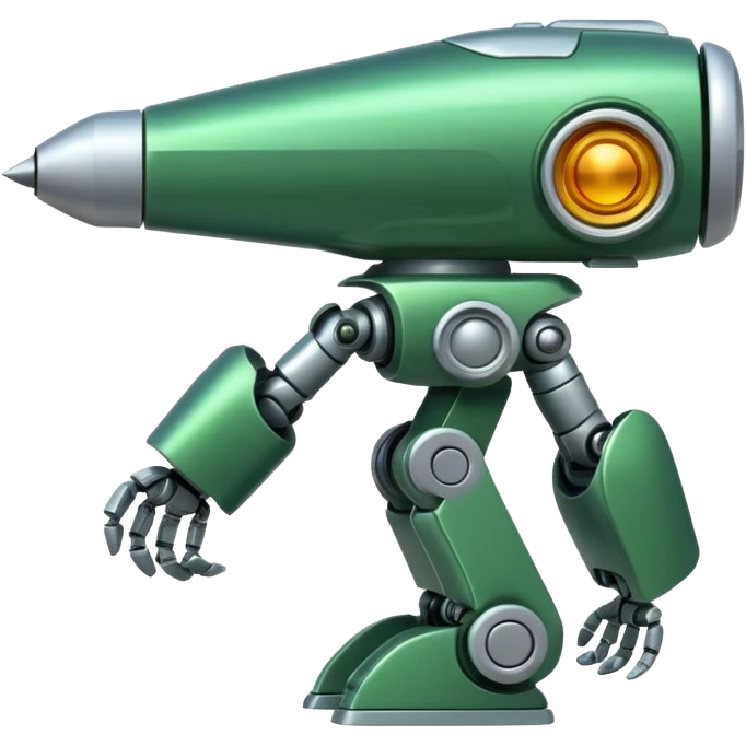 Jet-arm green, Toy Robot. emoji