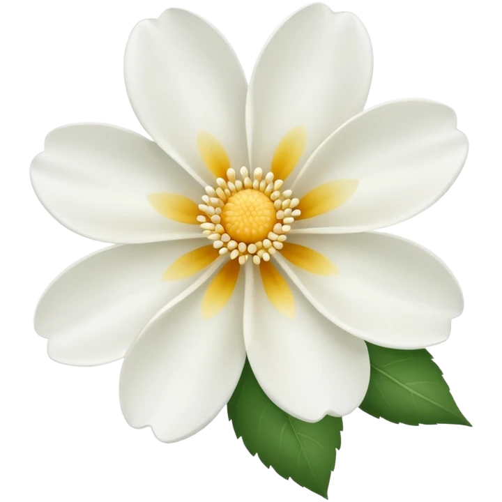One White flower emoji