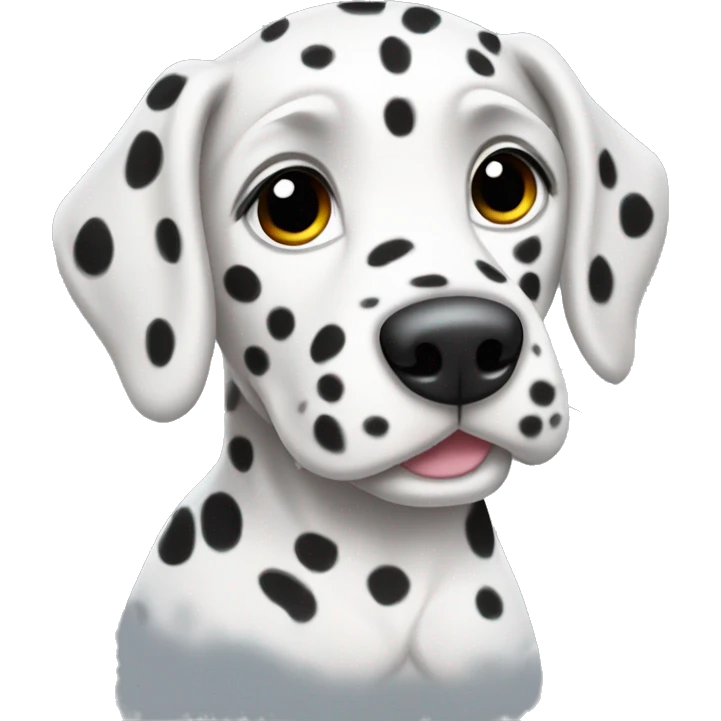 rainbow dalmatian puppy emoji