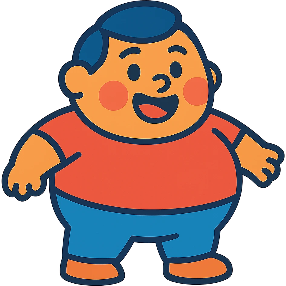 chubby character emoji