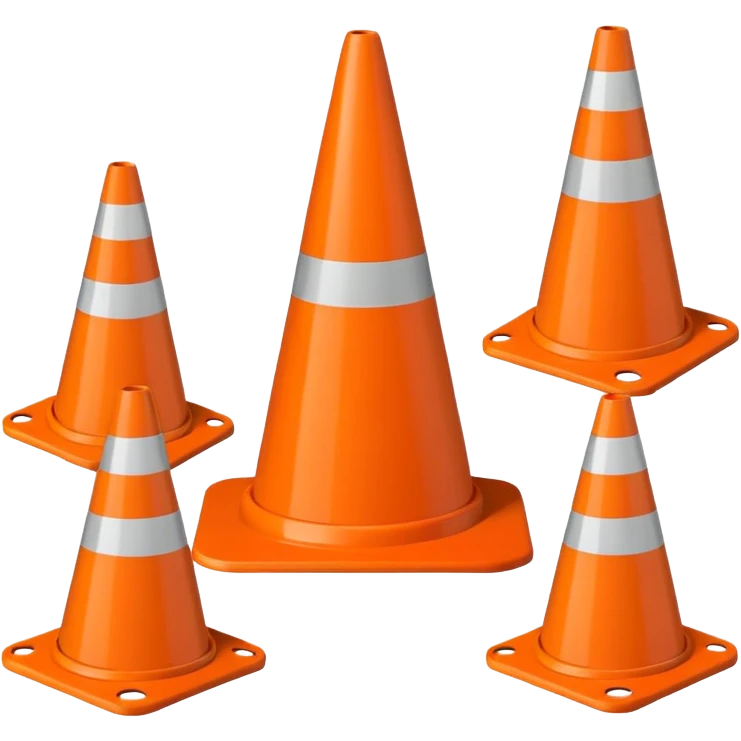 Warning Cone emoji