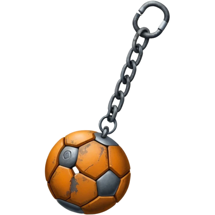 prisoner chain with ball  emoji