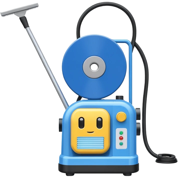 A small window cleaning machine with two discs emoji