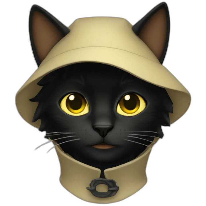 Chat noir emoji