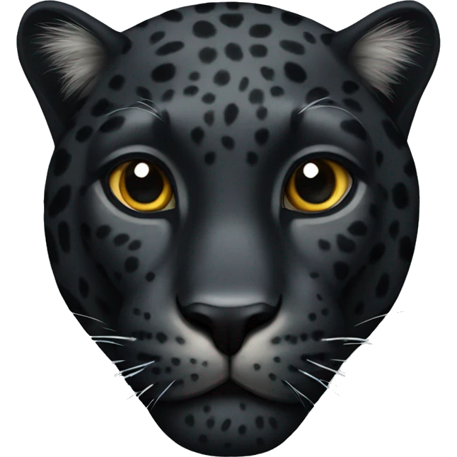 Black leopard emoji