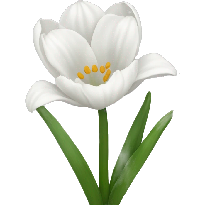 White tulpis emoji