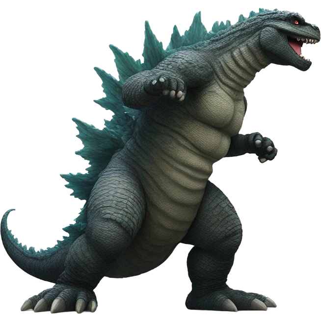 Godzilla dancing  emoji