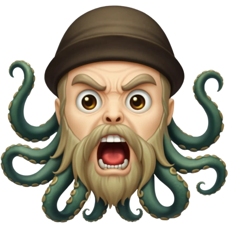 davy jones screaming emoji