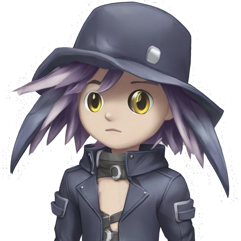 cute cool edgy sharp eldritch futuristic punk Digimon-Fakemon-animal full body emoji