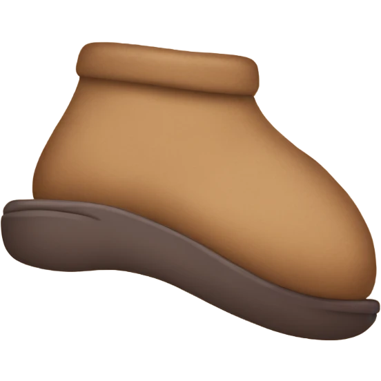 a hand holding a slipper emoji