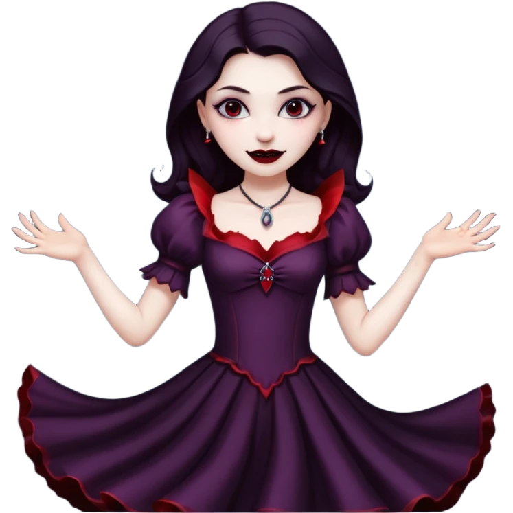 Vampire Girl dancing  emoji