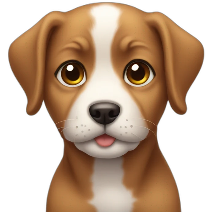 Puppy face emoji