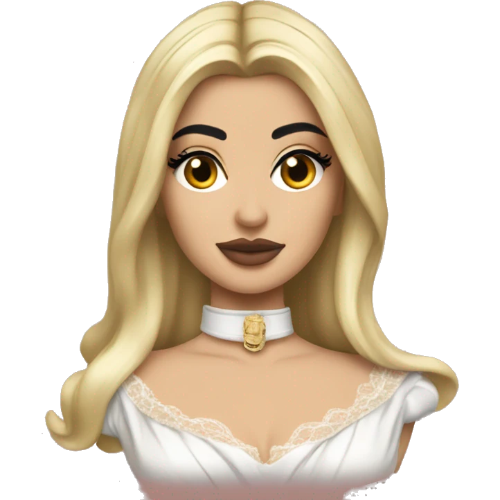 Kylie Jenner as an aristocrate emoji