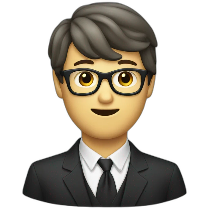 noeud ruban noir emoji