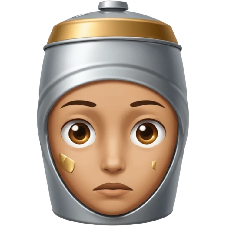 no expression tincan emoji