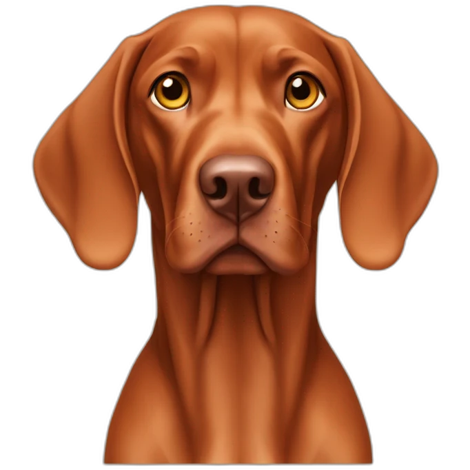 hungarian vizsla standing emoji