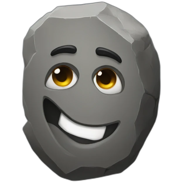 Rock emoji