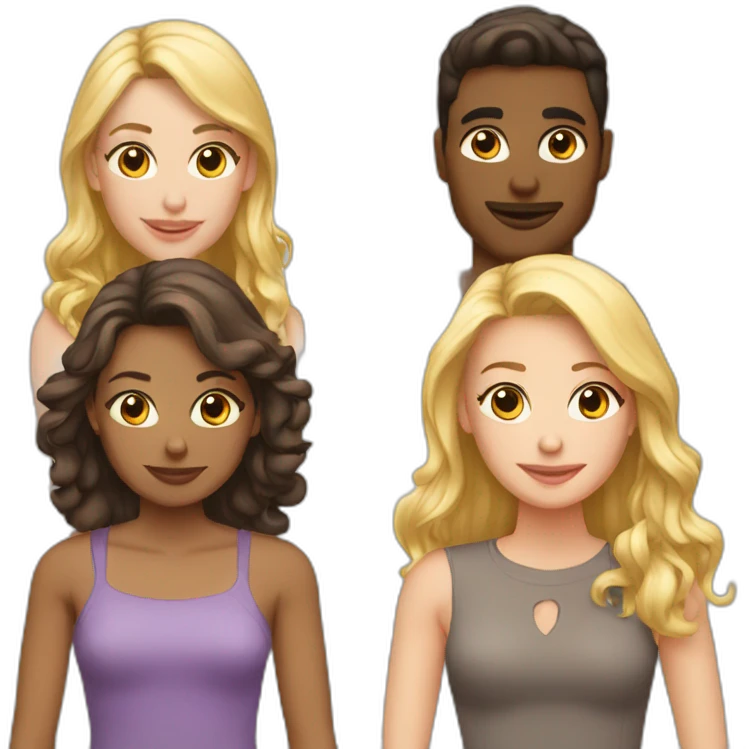 dating with a two girl emoji