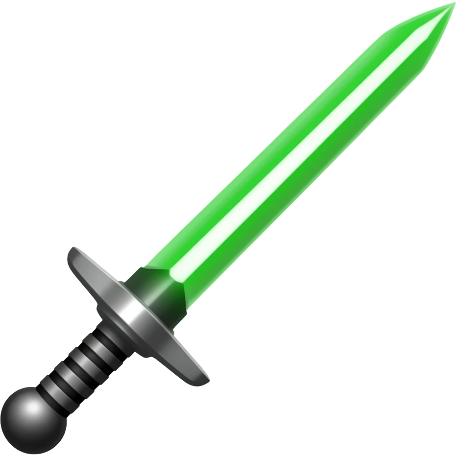 spada laser verde emoji