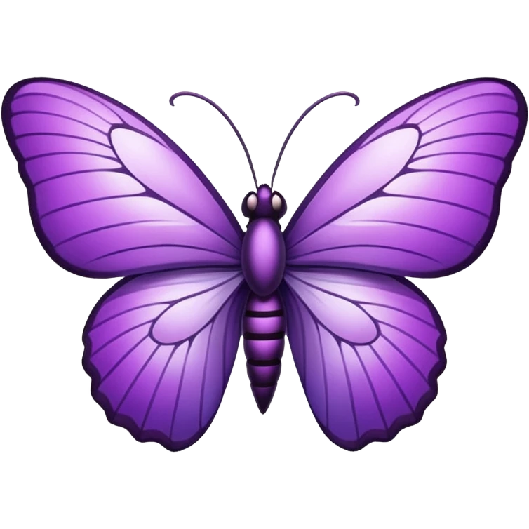 Mariposa morada emoji