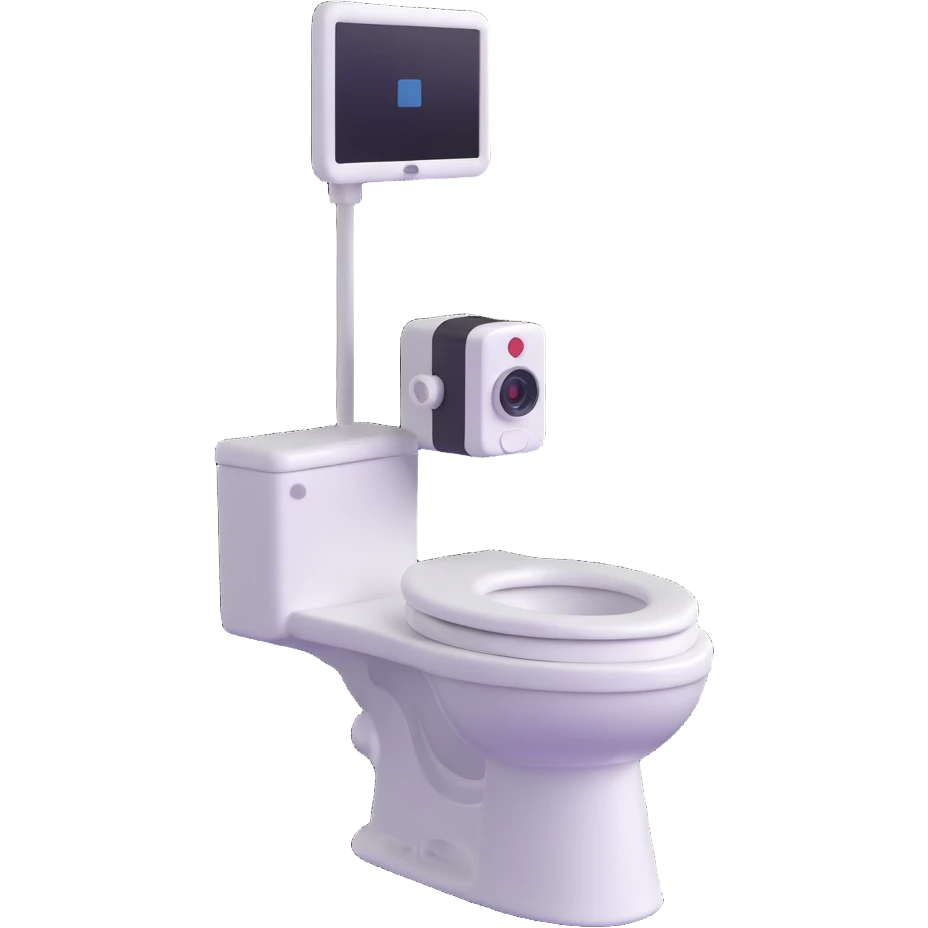 toilet with camera on head, skibidi toilet cameraman emoji