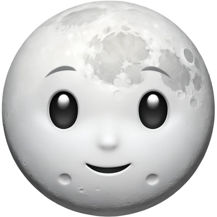 phases of the moon: first moon emoji