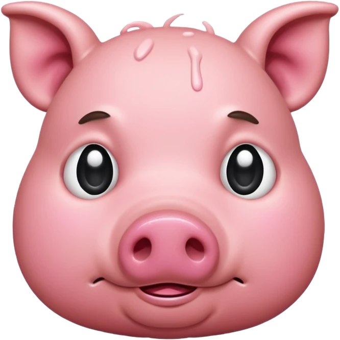 Sad pig  emoji