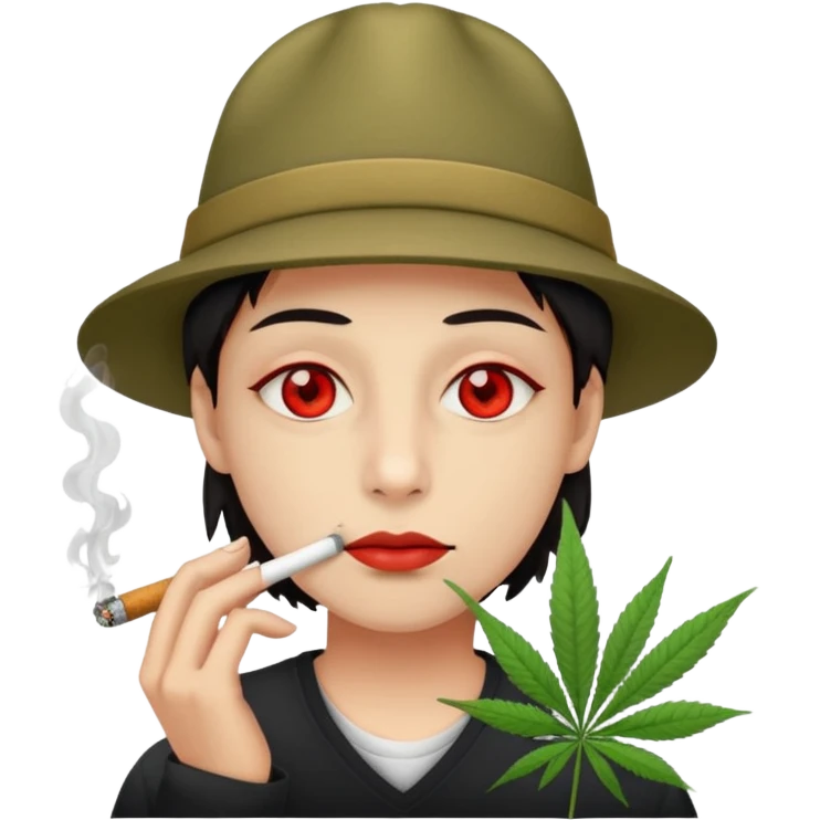 smoking weed  emoji