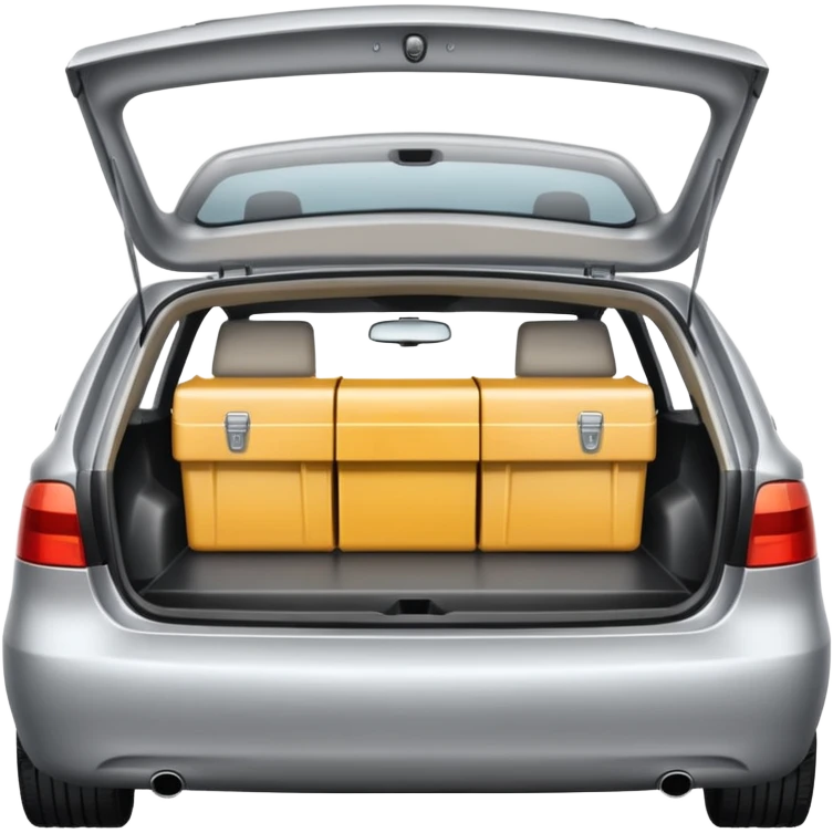 Open empty car trunk emoji