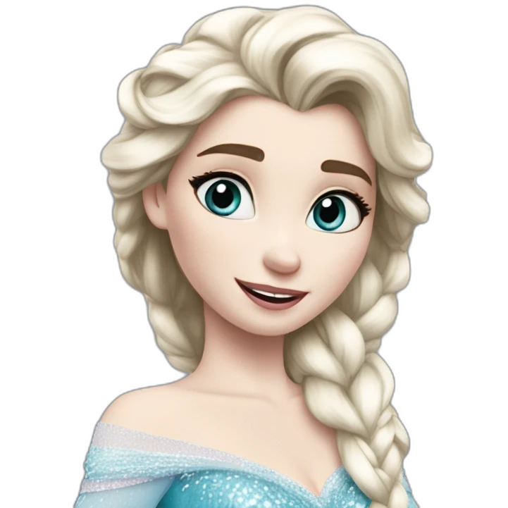 Elsa reine des neiges emoji