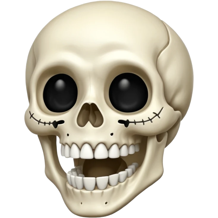 Laughing skeleton  emoji