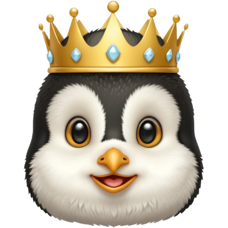 Baby princess penguin emoji