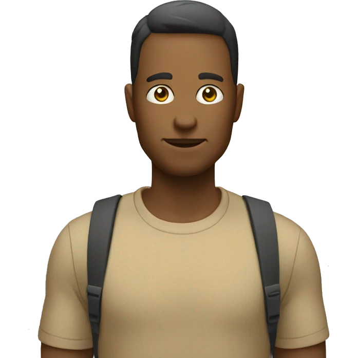 Android comendo uma maçã  emoji