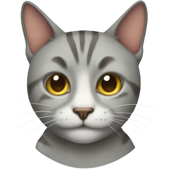 An ill cat emoji