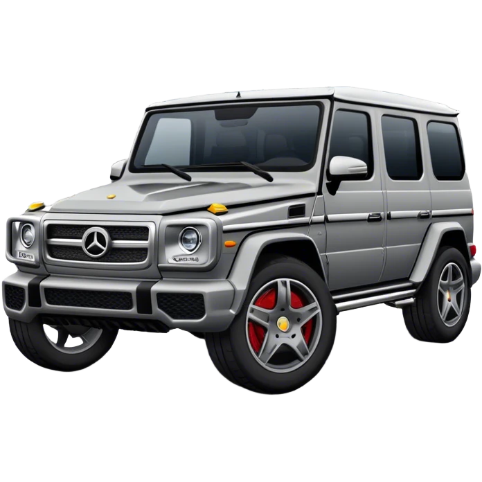  Matte gray G wagon with rims parked catty corner  emoji