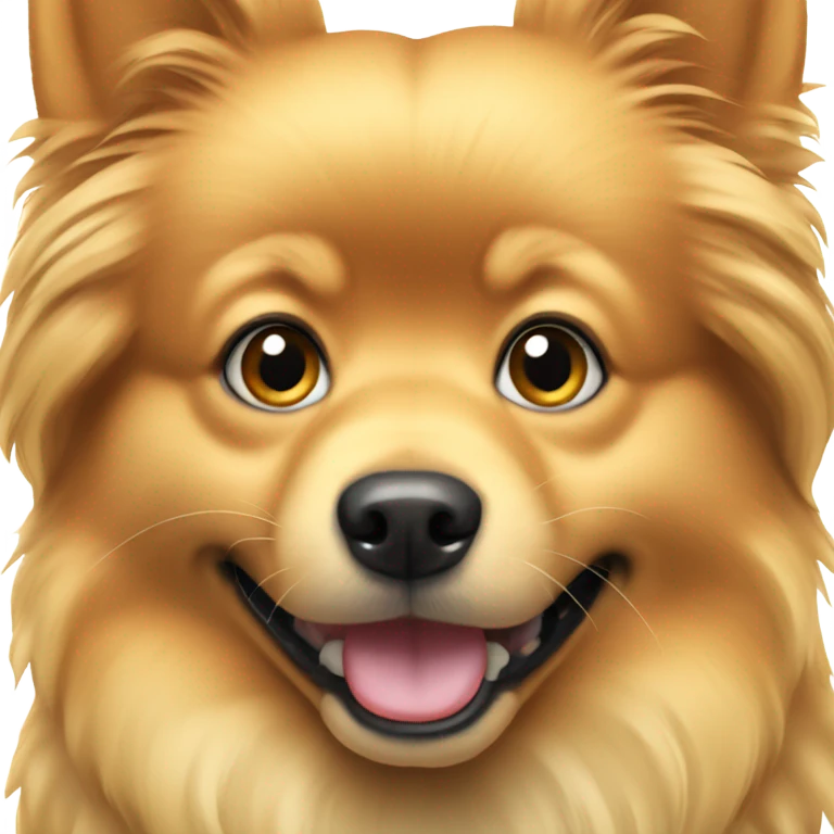 spitz dog golden emoji