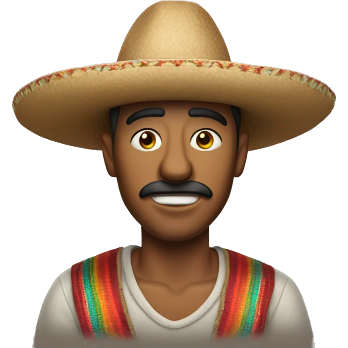 morroc man with mexican hat emoji