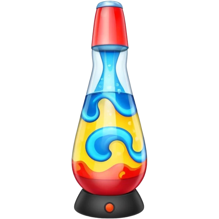 Сделай лавовую лампу настольную emoji