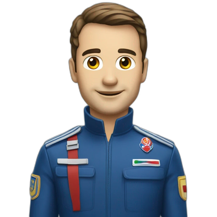 Homme Pilote patrouille de france emoji