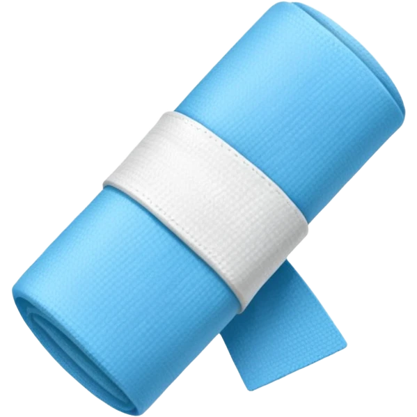 Blue bandage emoji