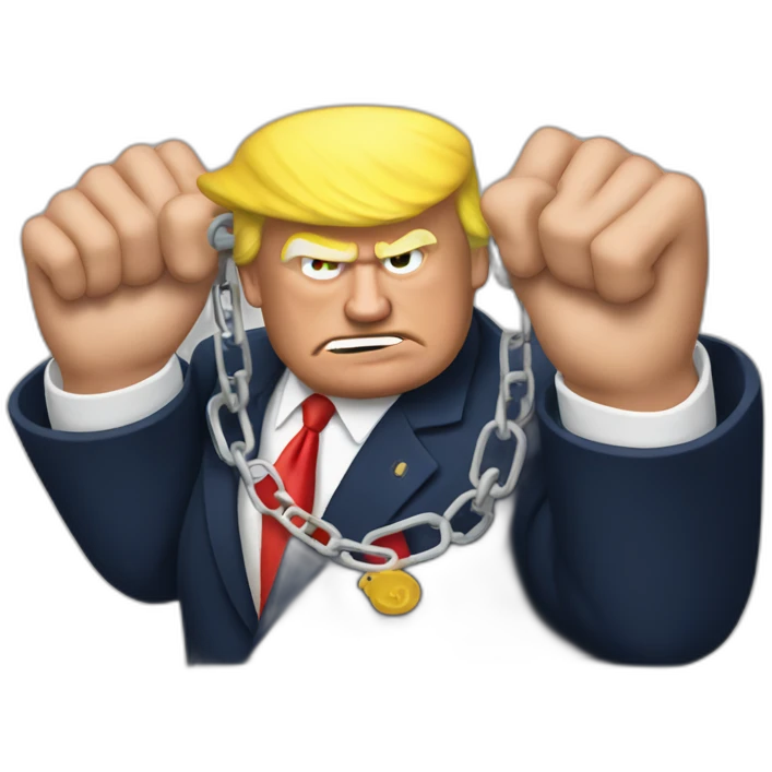 trump-in-handcuffs emoji