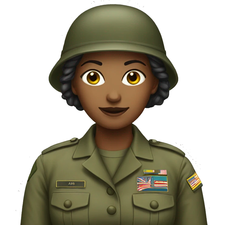 woman army emoji