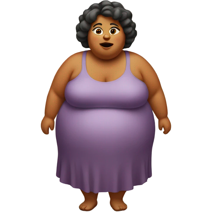 Fat lady emoji