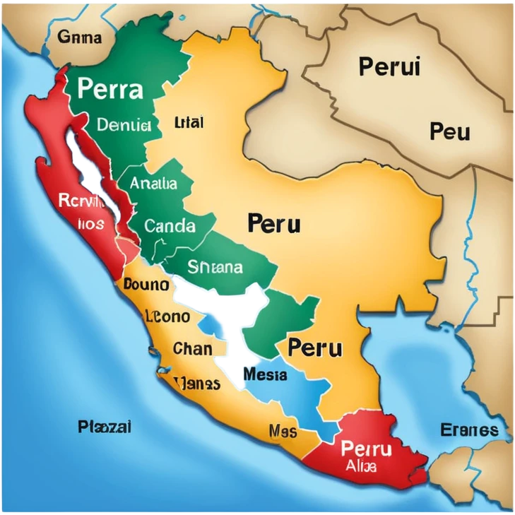 Peru map emoji